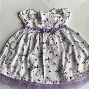 Gymboree unicorn print girl dress